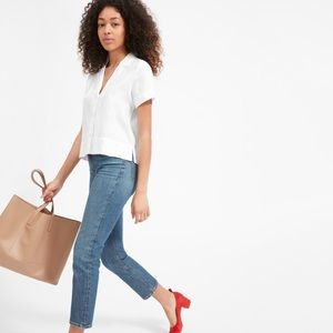 The Linen Short-Sleeve Notch Shirt